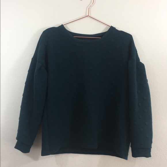 W5 ~ Deep Green Sweater Top ~ Size Medium - Picture 5 of 5